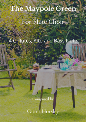 Book cover for "The Maypole Green" For Flute Choir-Intermediate