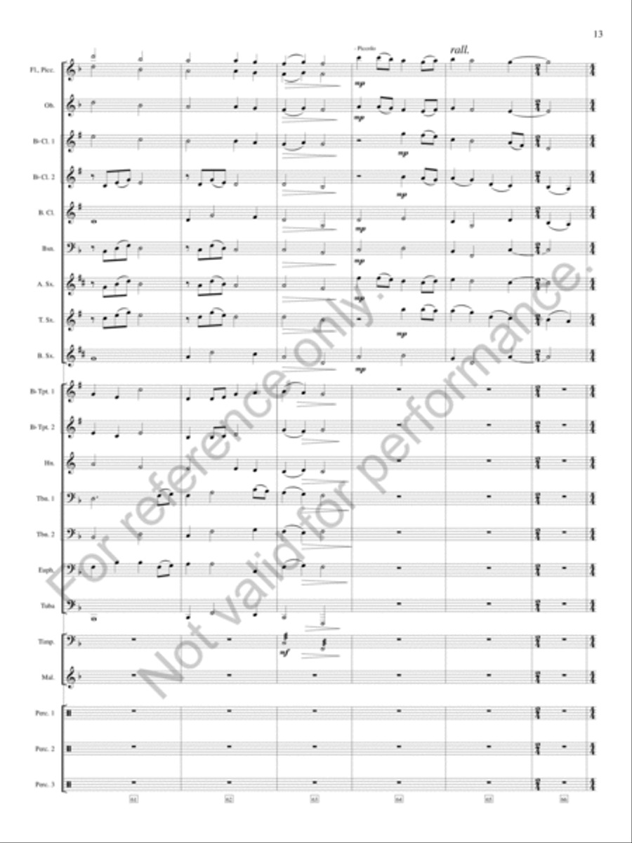 An English Triptych An English Triptych Concert Band scores gallery preview page 14