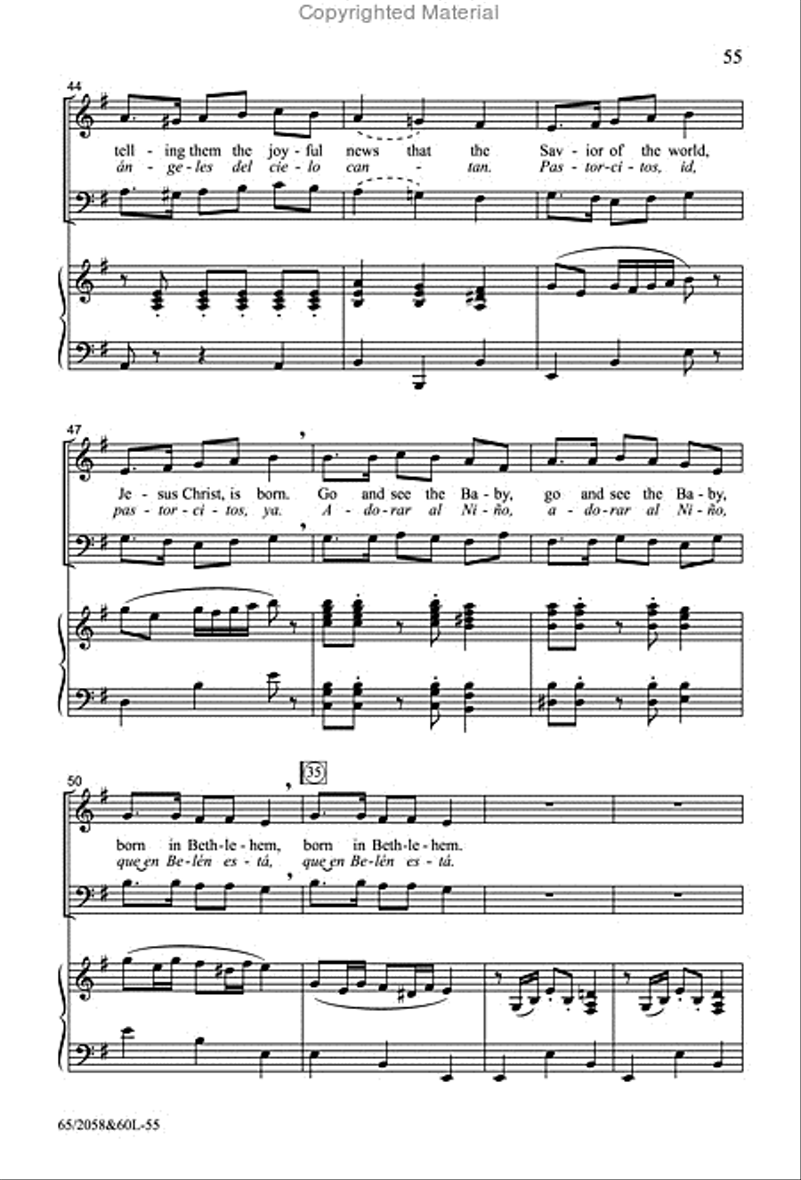 The Christmas Story - SATB Score with Performance CD 4-Part scores gallery preview page 31