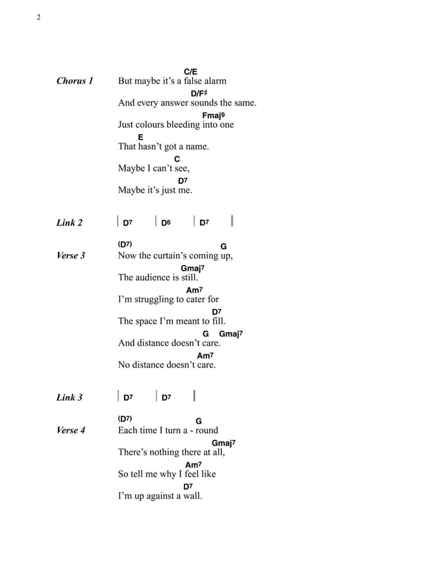 False Alarm Acoustic Guitar scores gallery preview page 2