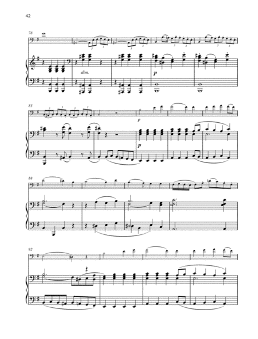 Sonata E minor Sonata E minor Piano Accompaniment scores gallery preview page 5