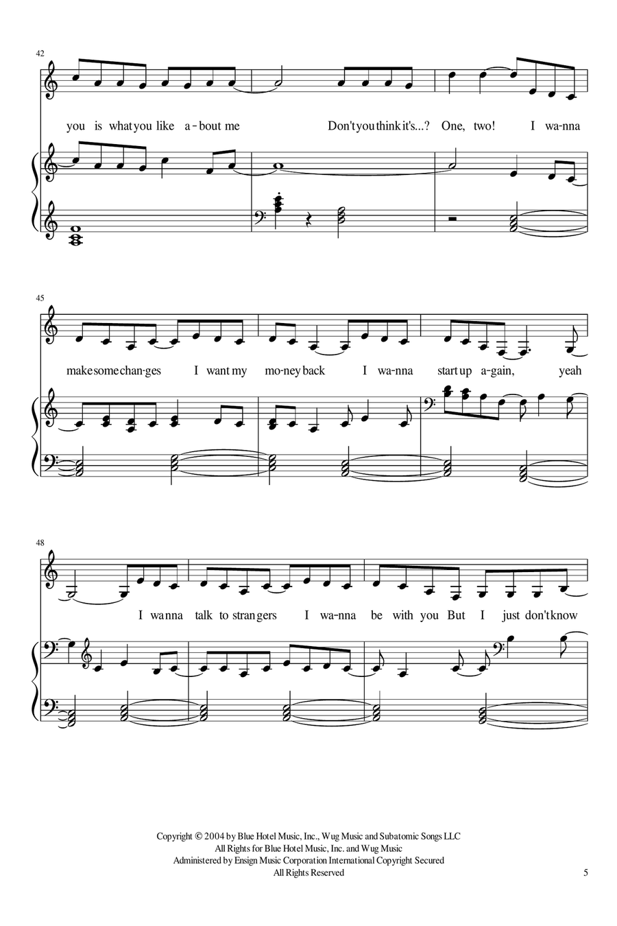 Weird Piano scores gallery preview page 5
