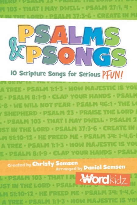 Psalms & Psongs - Choral Book