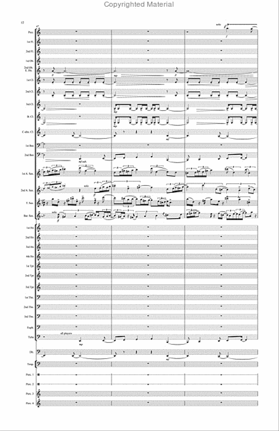Kizuna Concert Band scores gallery preview page 13