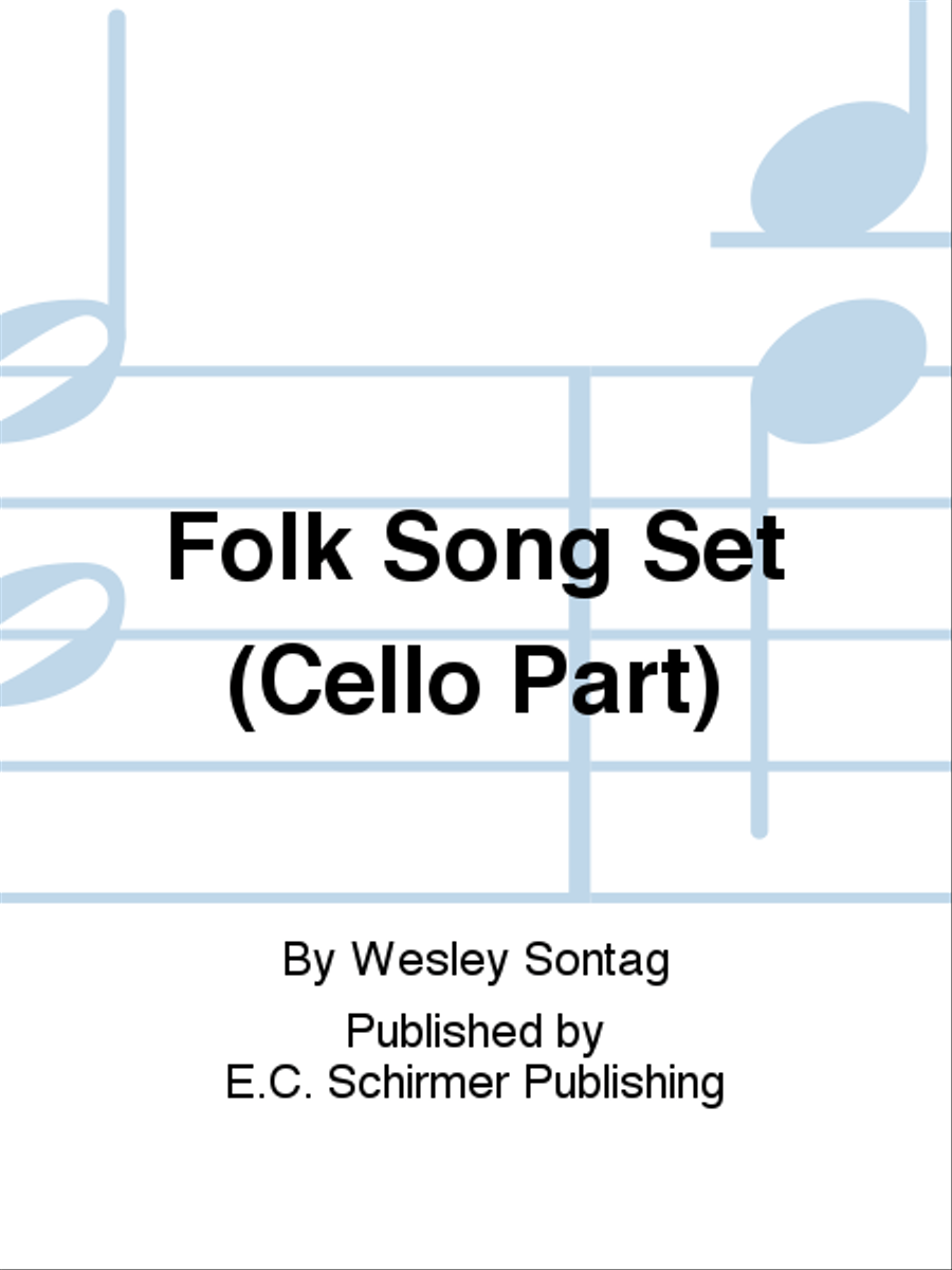 Folk Song Set (Cello Replacement Part) School and Community scores gallery preview page 1