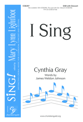 Book cover for I Sing