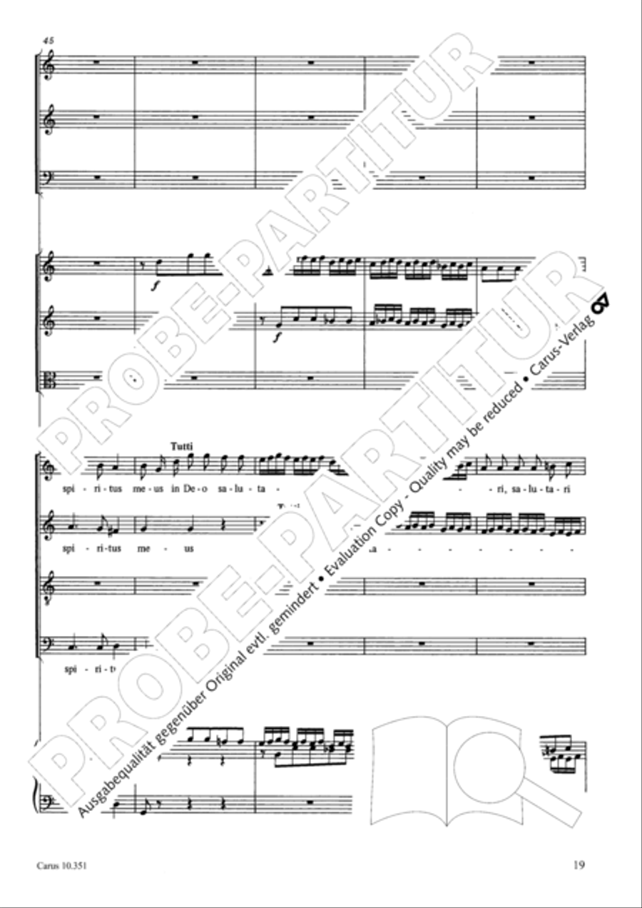 Magnificat Magnificat 4-Part scores gallery preview page 20