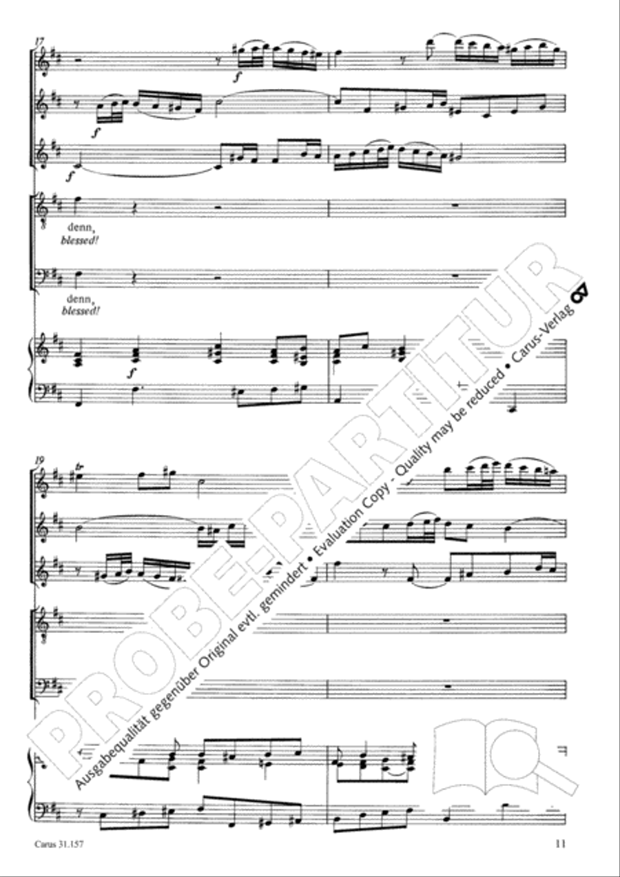 Lord, do not depart until I am blessed (Ich lasse dich nicht, du segnest mich denn) TB scores gallery preview page 12
