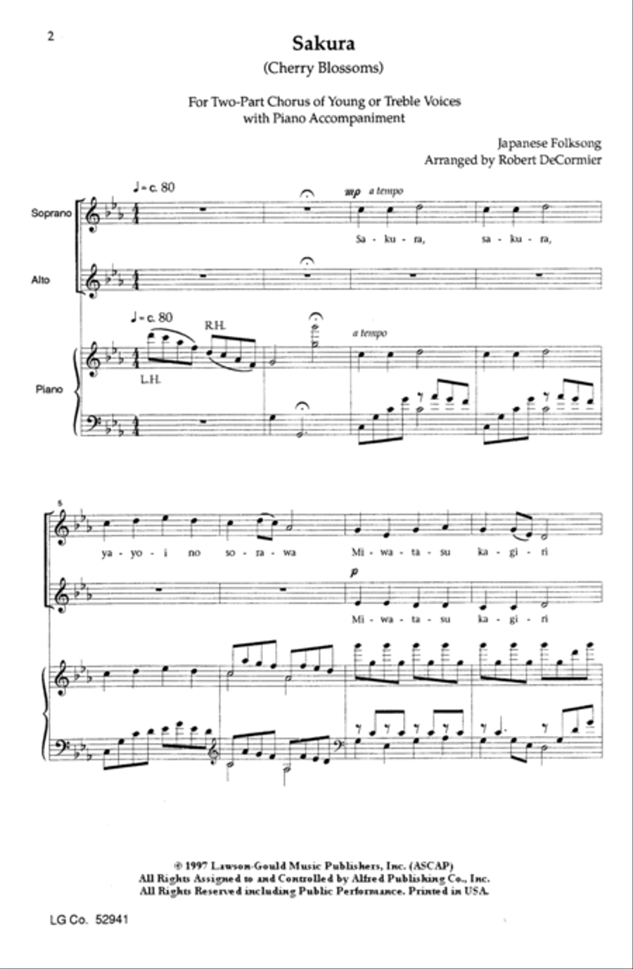 Sakura 2-Part scores gallery preview page 5