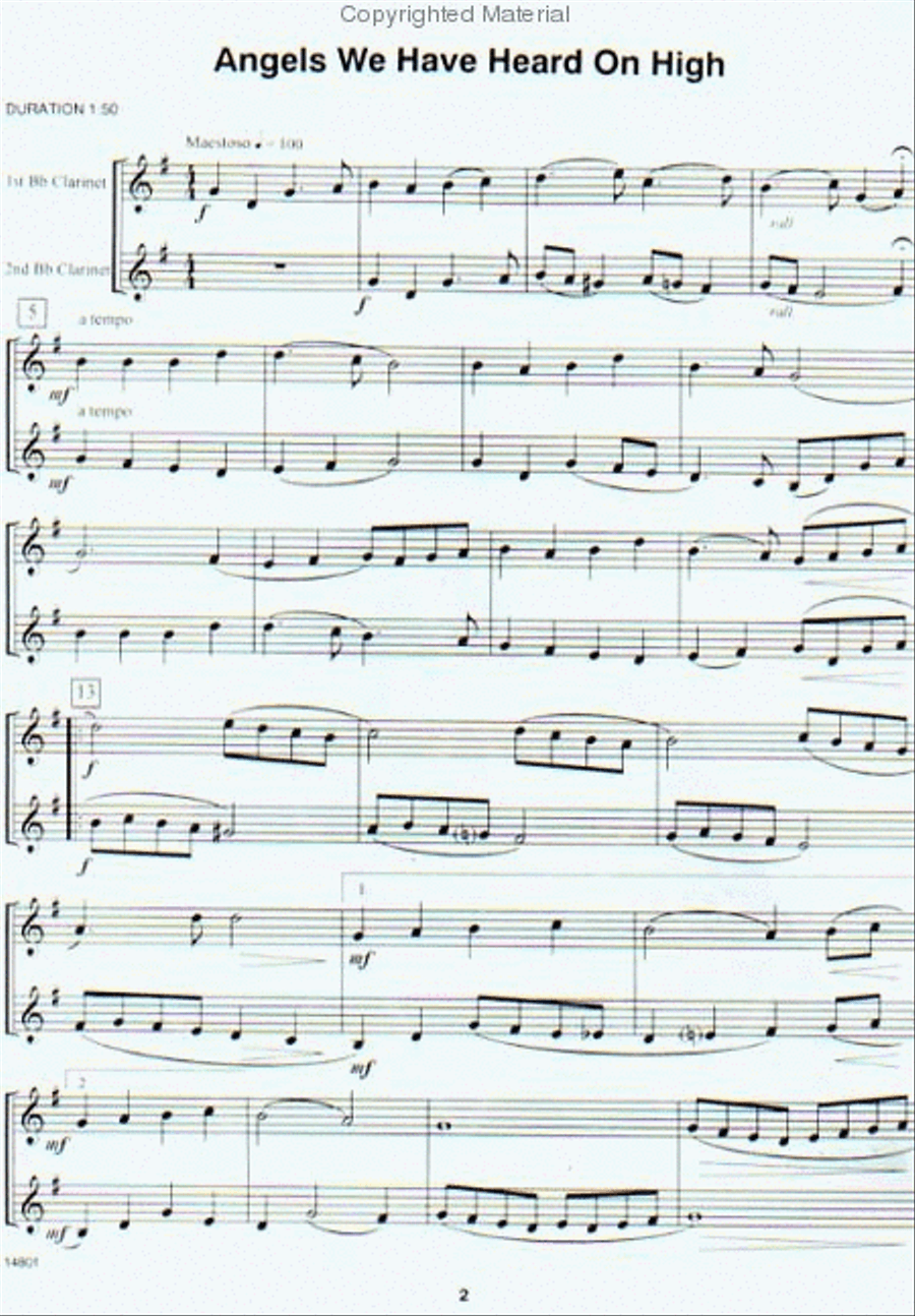 Christmas For Two, No. 2 School and Community scores gallery preview page 2