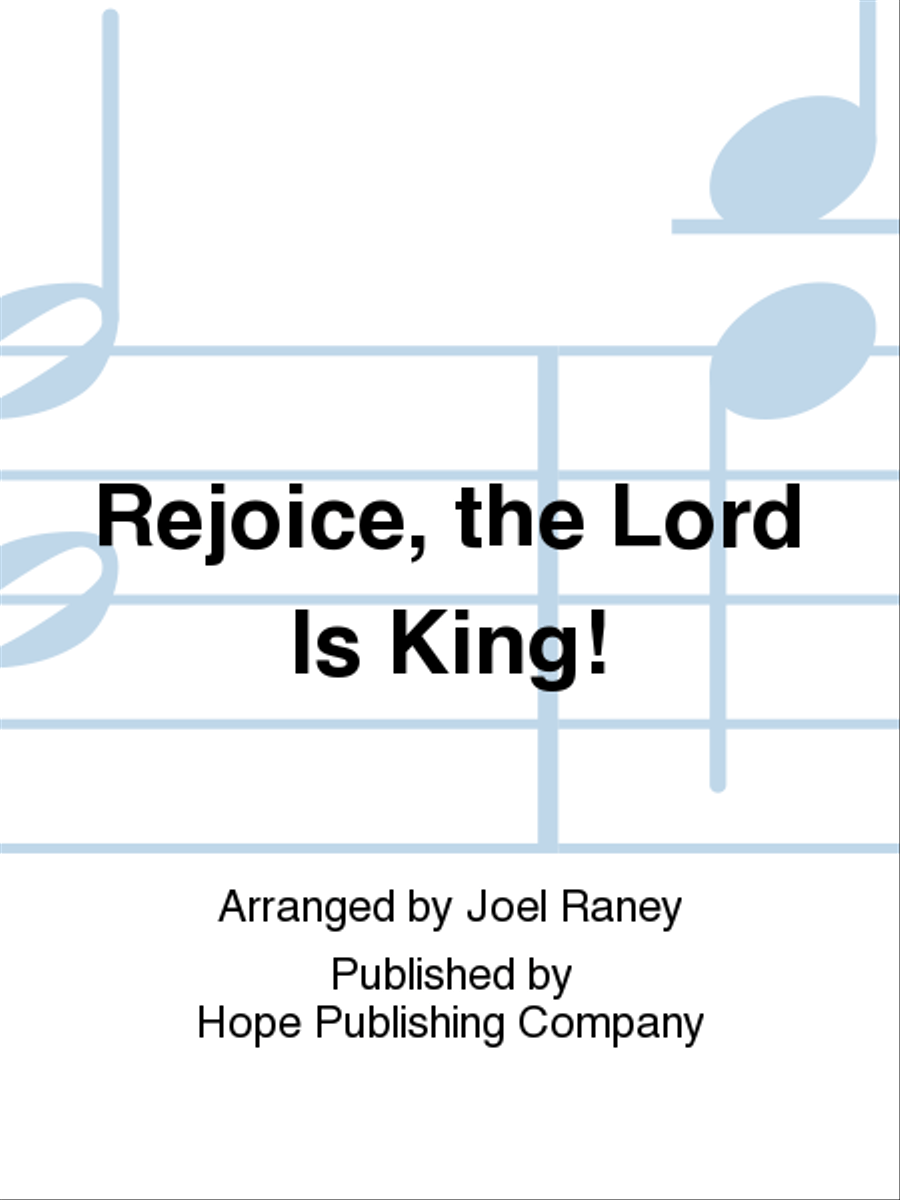 Rejoice, the Lord Is King! Choir scores gallery preview page 1