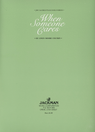 Book cover for When Someone Cares - Piano Solo