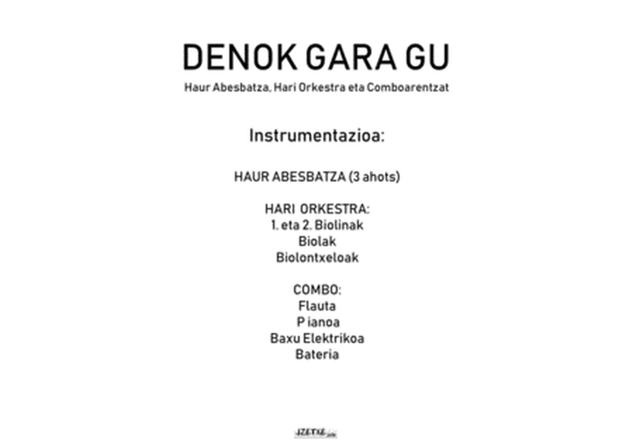 DENOK GARA GU (Score) image number null