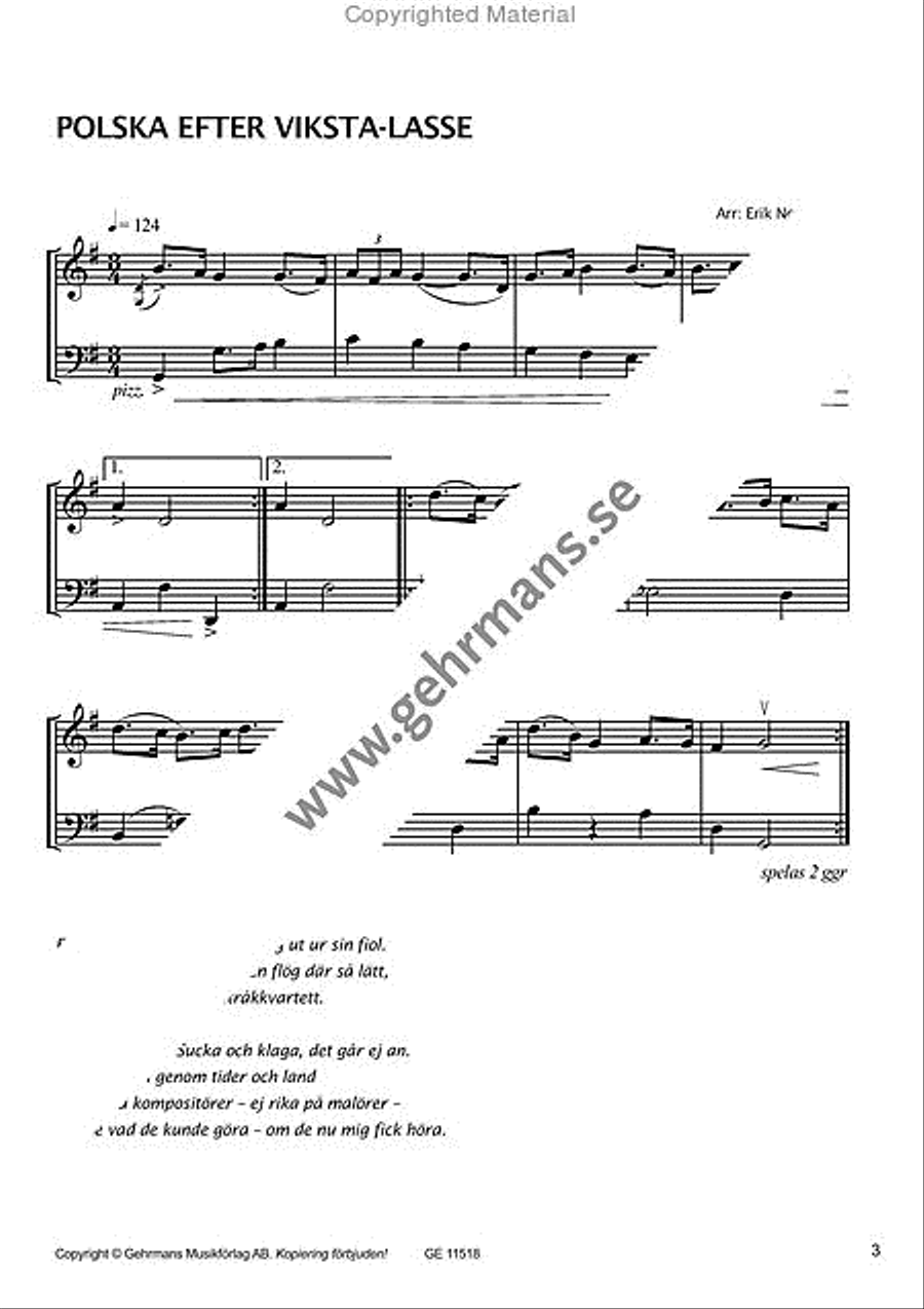 Polska efter Viksta-Lasse String Quartet scores gallery preview page 4