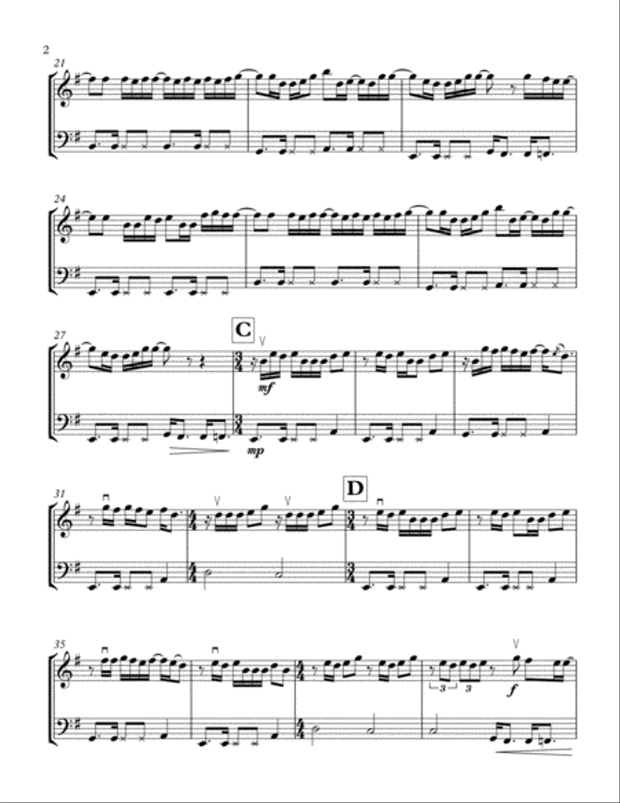 Take Me To Church Take Me To Church String Duet scores gallery preview page 3