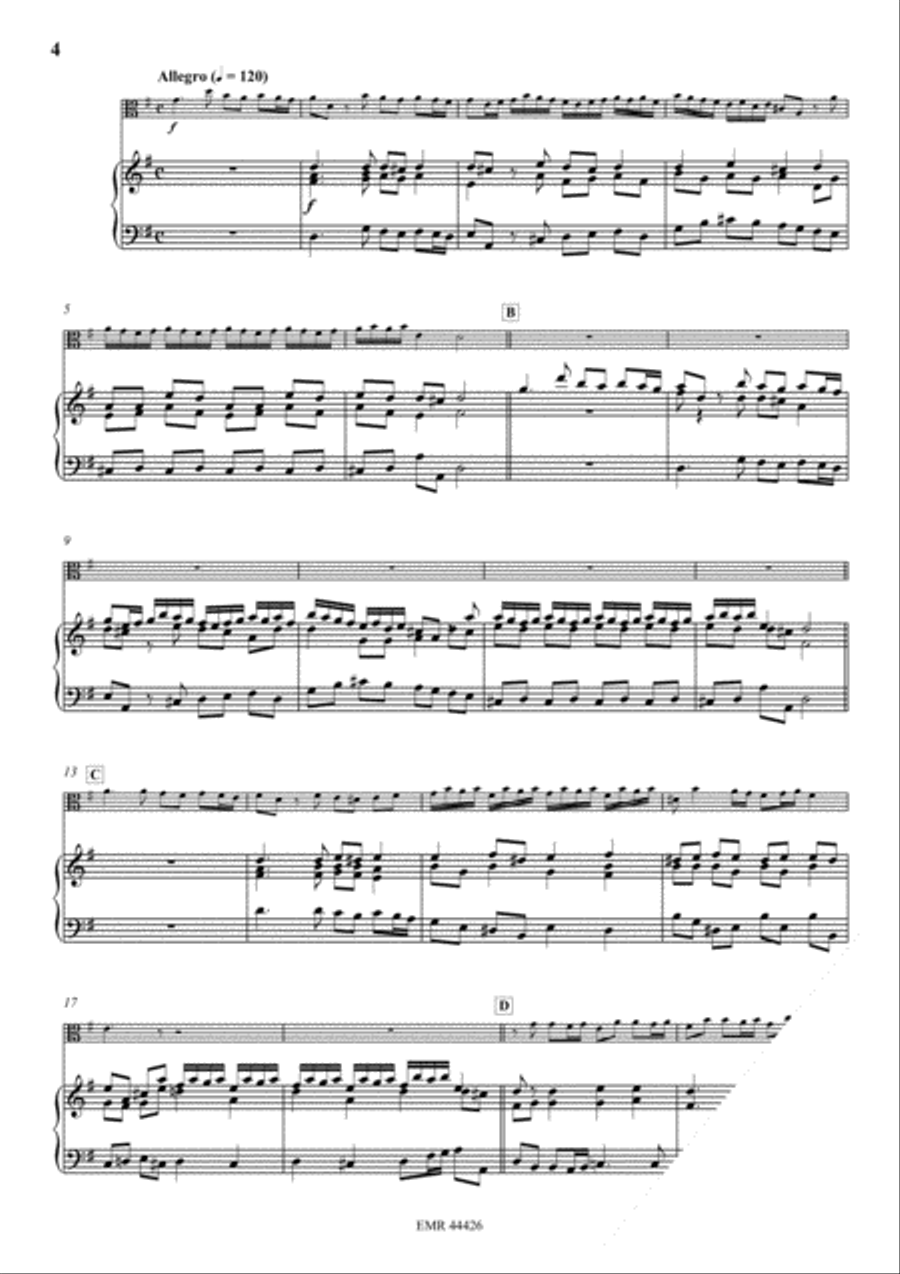 Sonate G Major Sonate G Major Viola scores gallery preview page 4