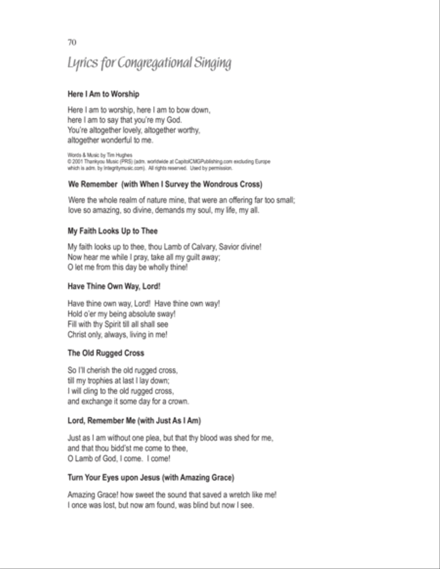 We Remember Calvary (SAB) 3-Part scores gallery preview page 73
