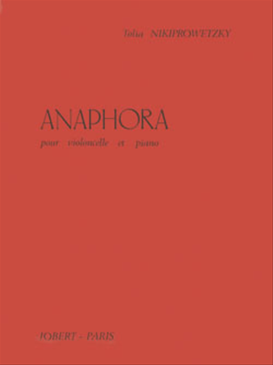 Anaphora Violin Solo scores gallery preview page 1