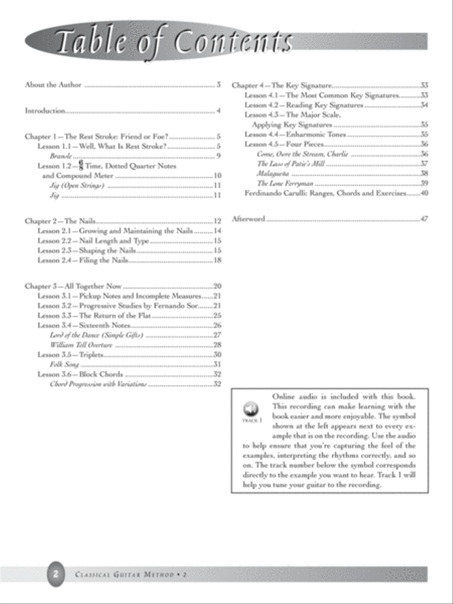 Basic Classical Guitar Method, Book 2 Acoustic Guitar scores gallery preview page 2