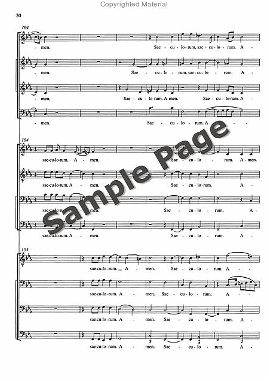 Magnificat Magnificat Mixed Choir scores gallery preview page 21