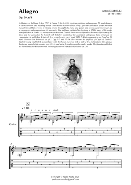 Allegro, Op. 39, n°8 image number null