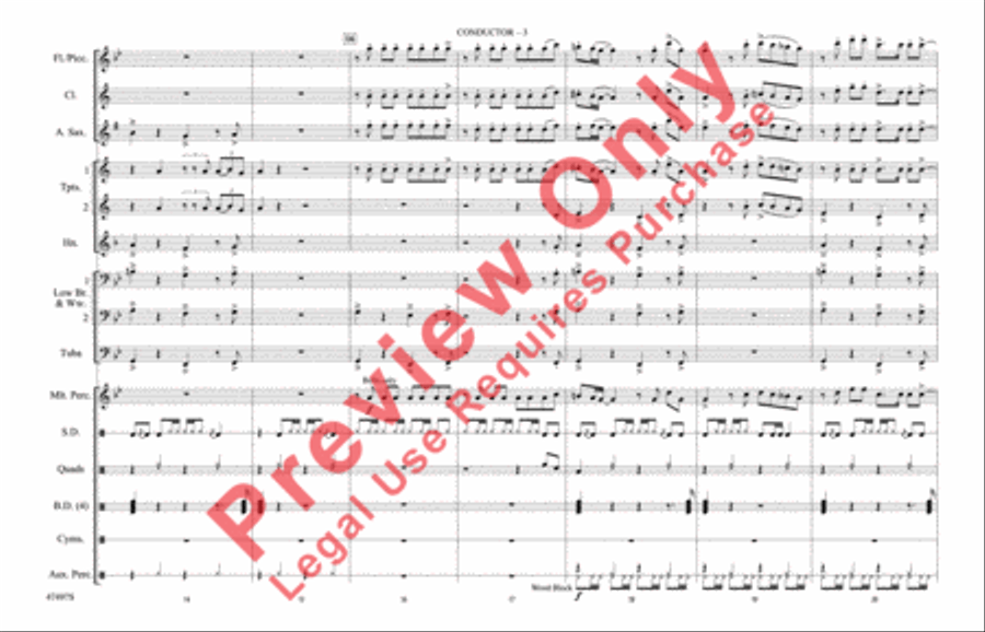 No Tears Left to Cry No Tears Left to Cry Marching Band scores gallery preview page 4