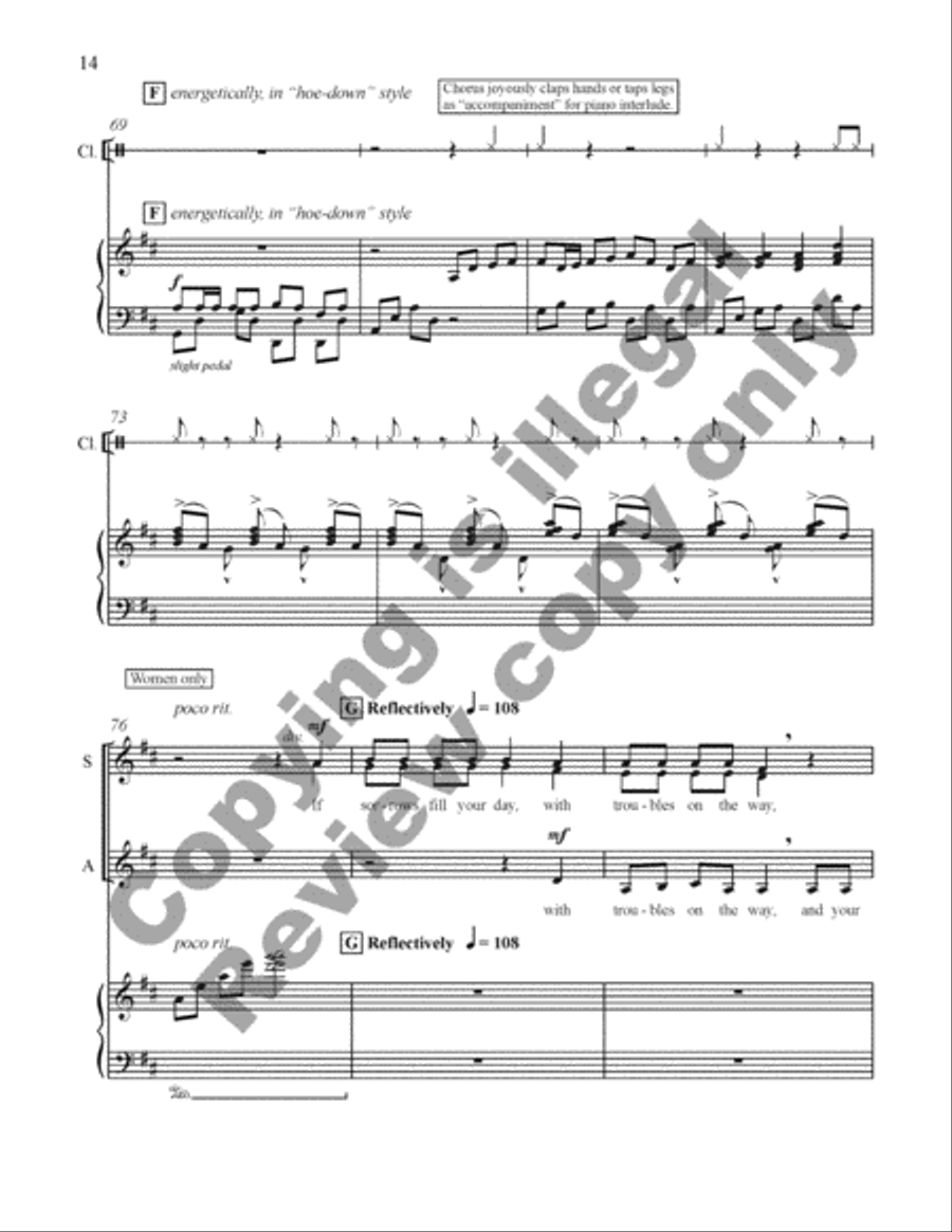 Gospel Songs: The Gospel Ship 4-Part scores gallery preview page 34