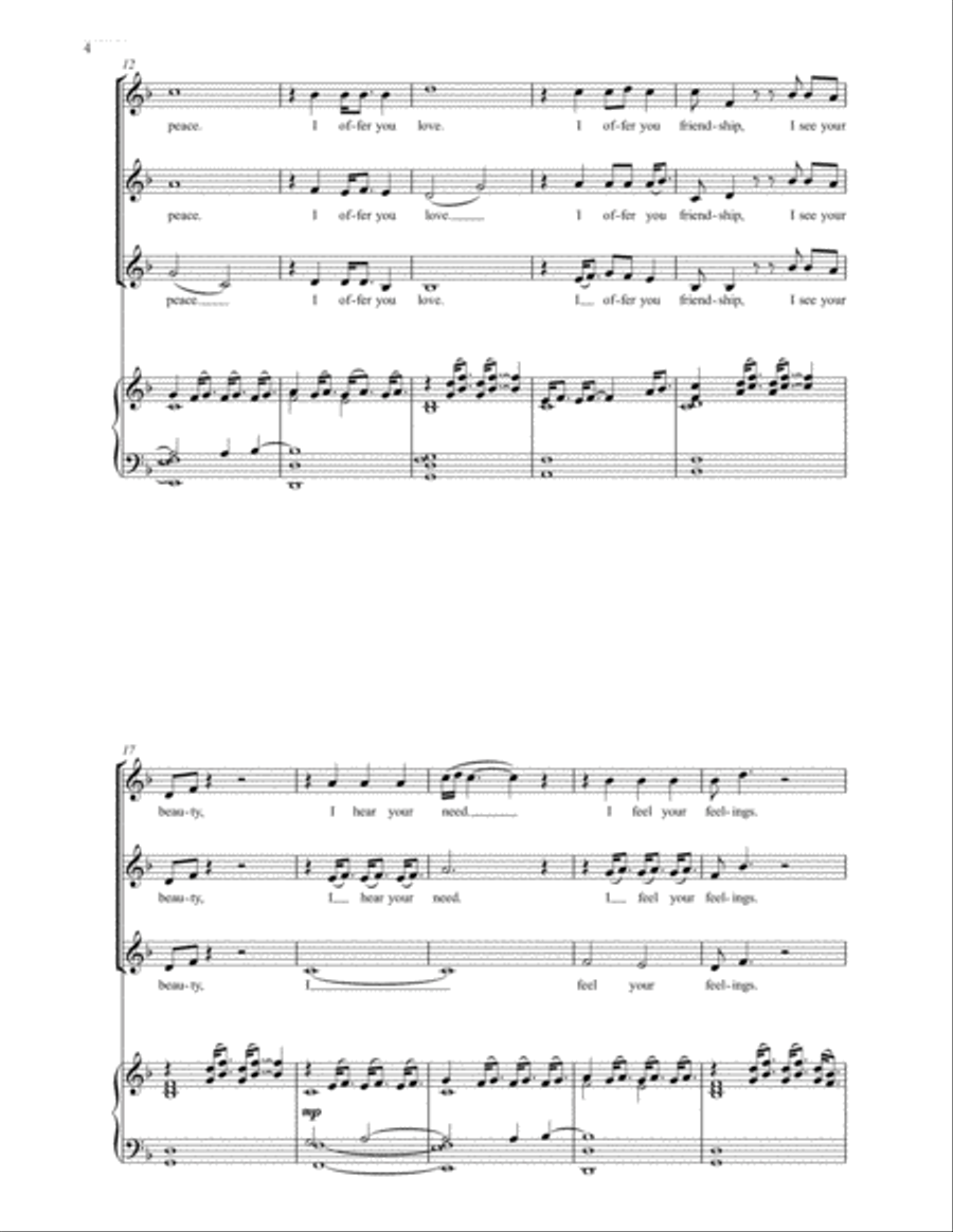 Loving Kindness SSA scores gallery preview page 2