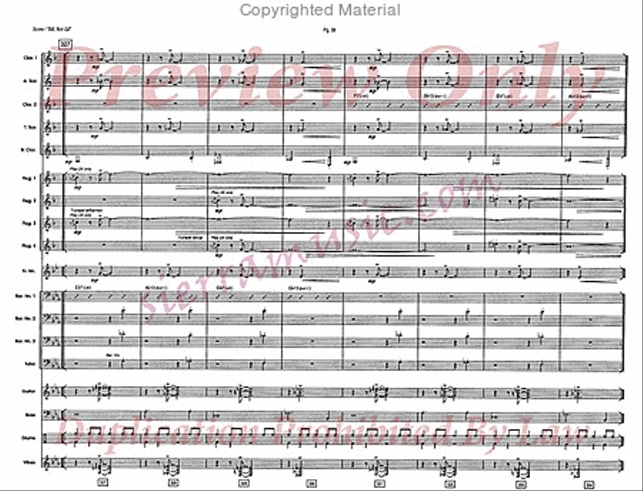 Bill, Not Gil Bill, Not Gil Jazz Ensemble scores gallery preview page 40