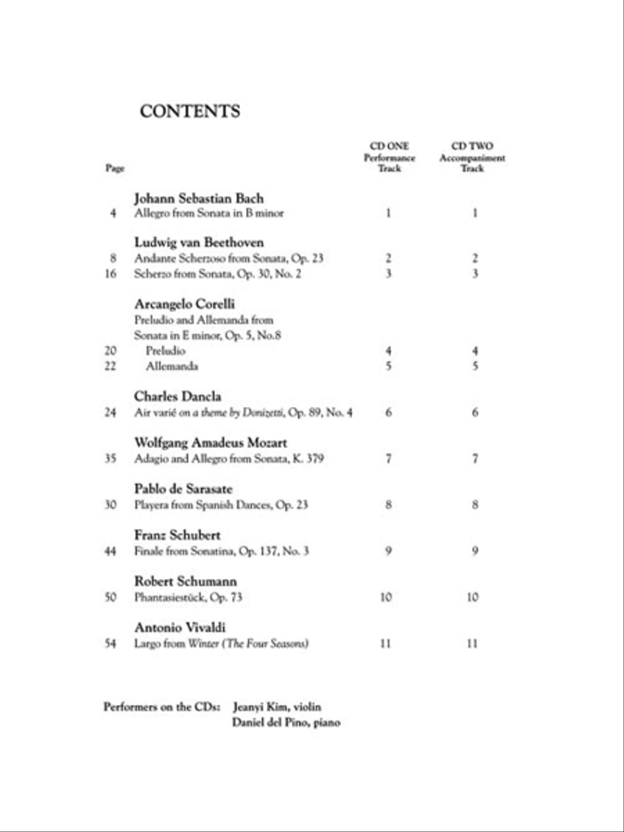 10 Violin Solos from the Masters Violin Solo scores gallery preview page 4