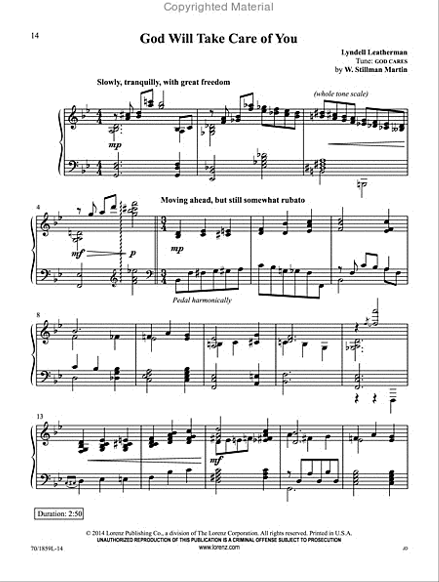 Late Night Gospel Piano Solo scores gallery preview page 2