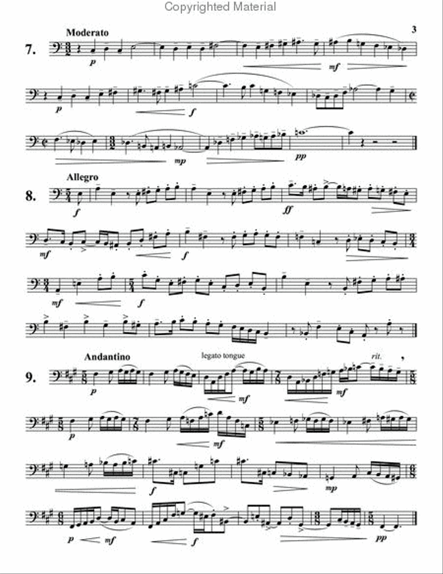 Concepts of Euphonium Technique Euphonium scores gallery preview page 5