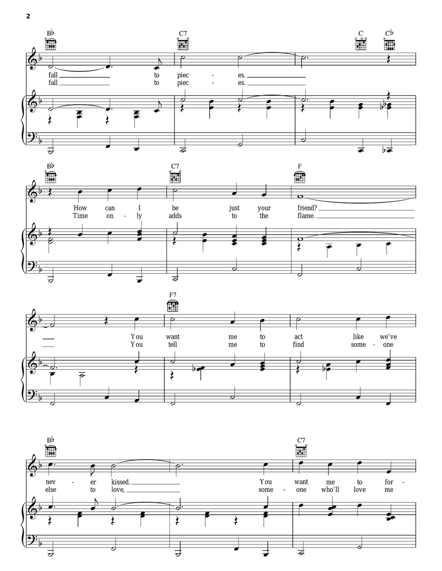 I Fall To Pieces I Fall To Pieces Piano, Vocal, Guitar scores gallery preview page 2