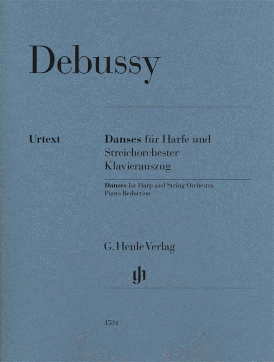 Danses for Harp and String Orchestra Orchestra scores gallery preview page 1
