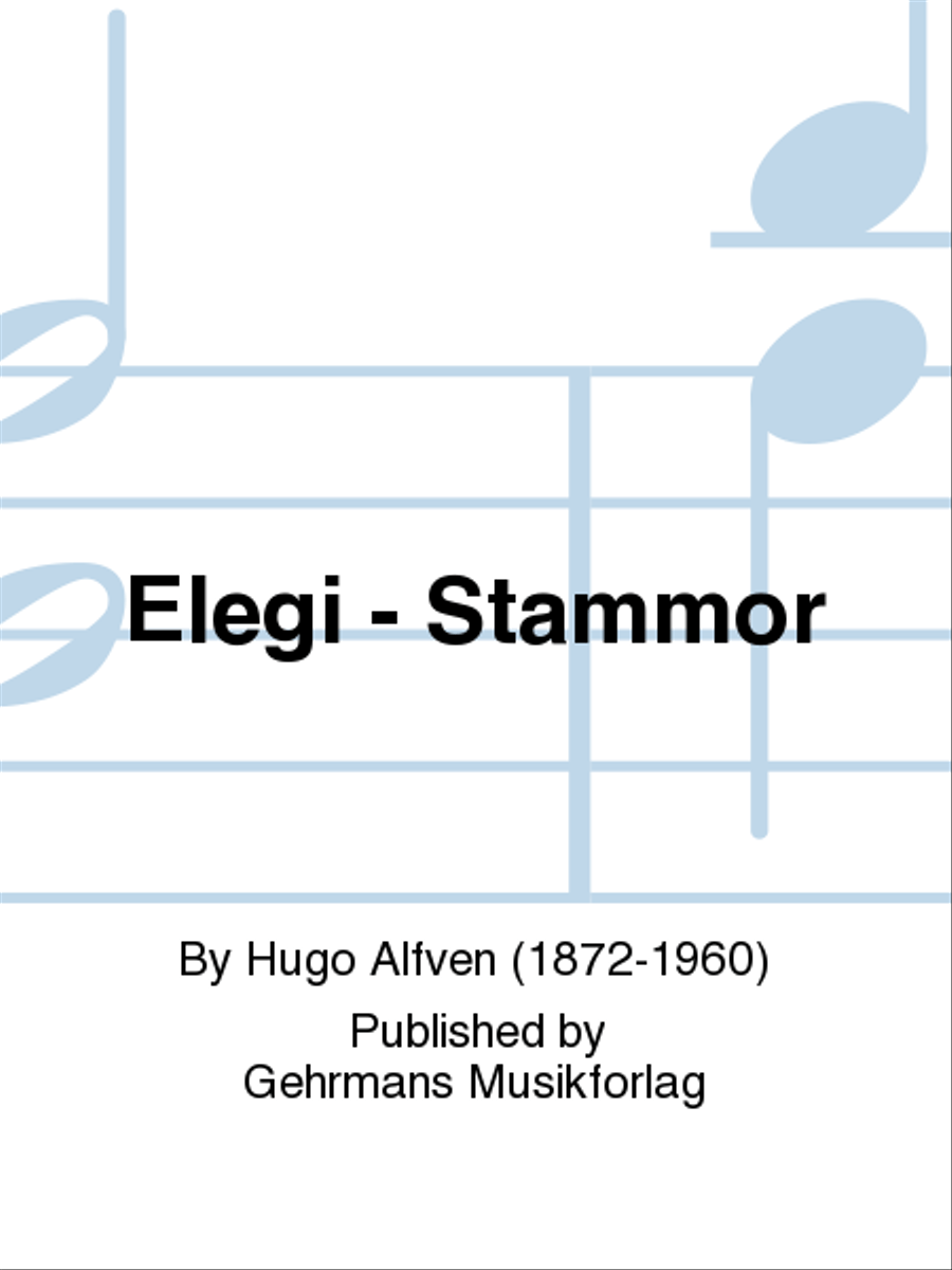 Elegi - Stammor Elegi - Stammor String Quartet scores gallery preview page 1