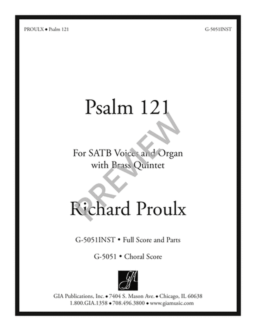 Psalm 121 - Instrument edition
