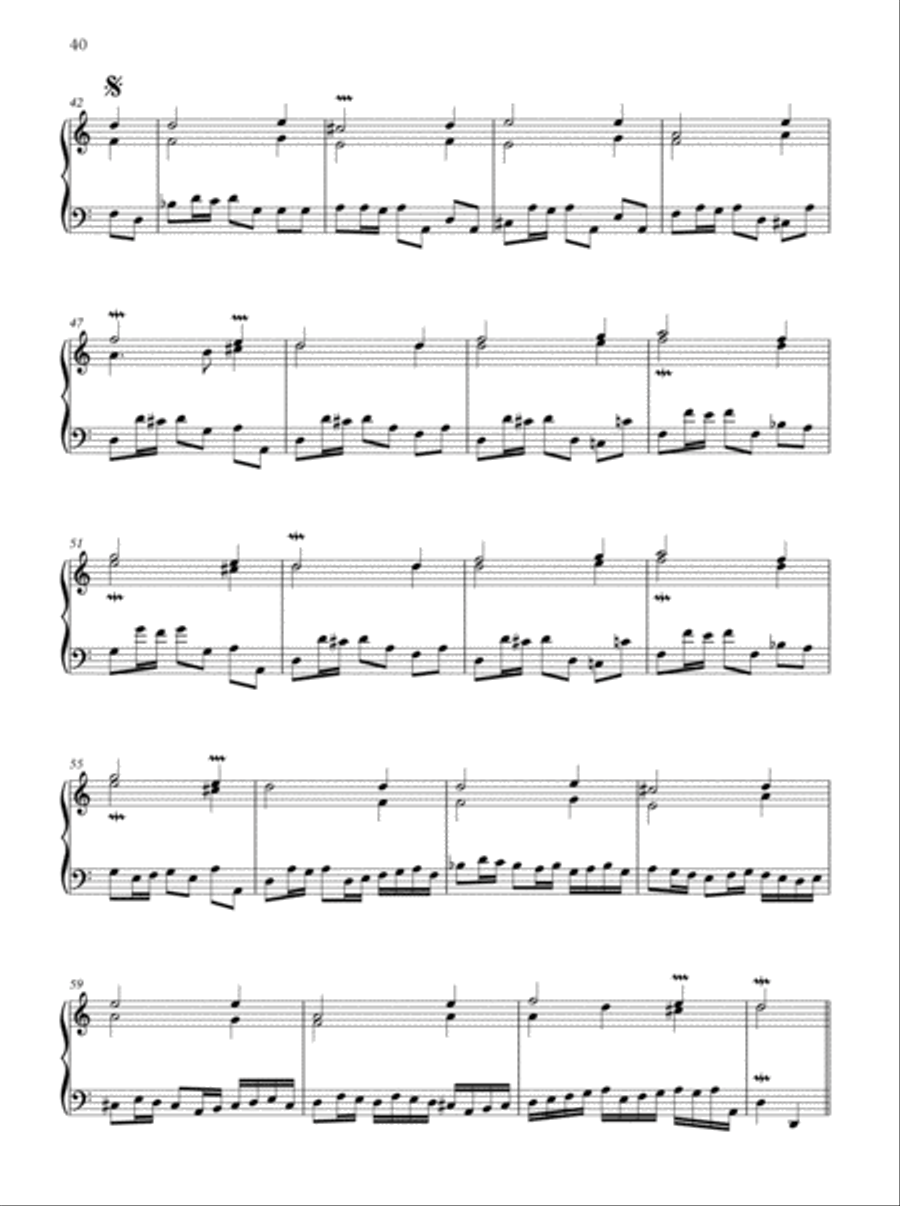 Oxford Book of Lent and Easter Organ Music for Manuals Organ Solo scores gallery preview page 40