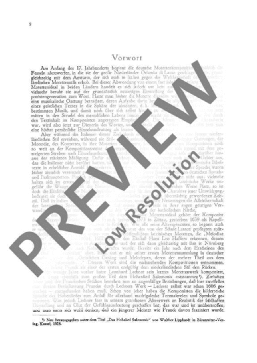 Five Song of Salomon motets Mixed Choir scores gallery preview page 3