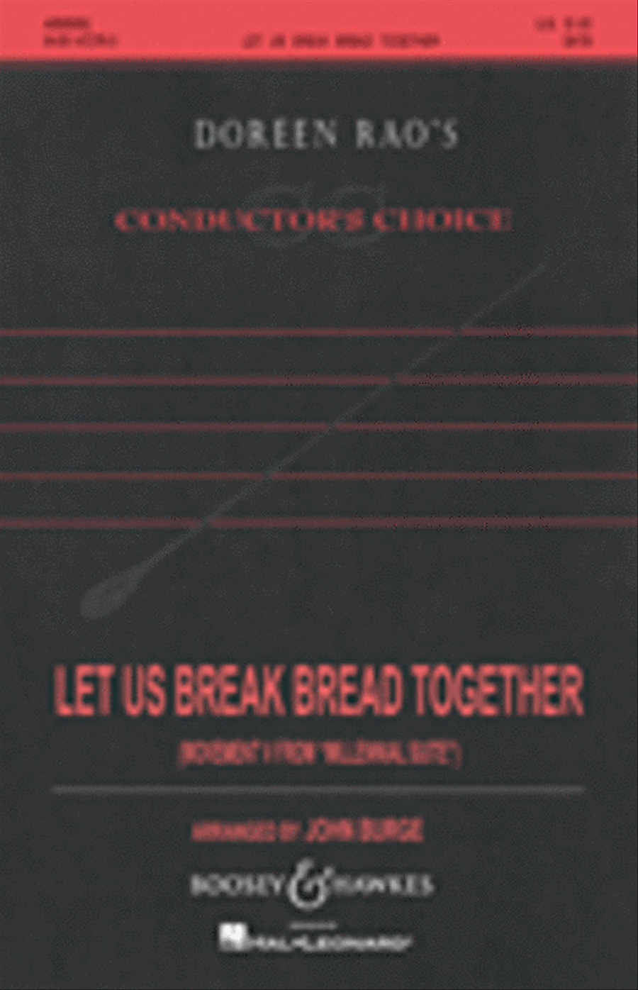 Let Us Break Bread Together 4-Part scores gallery preview page 1