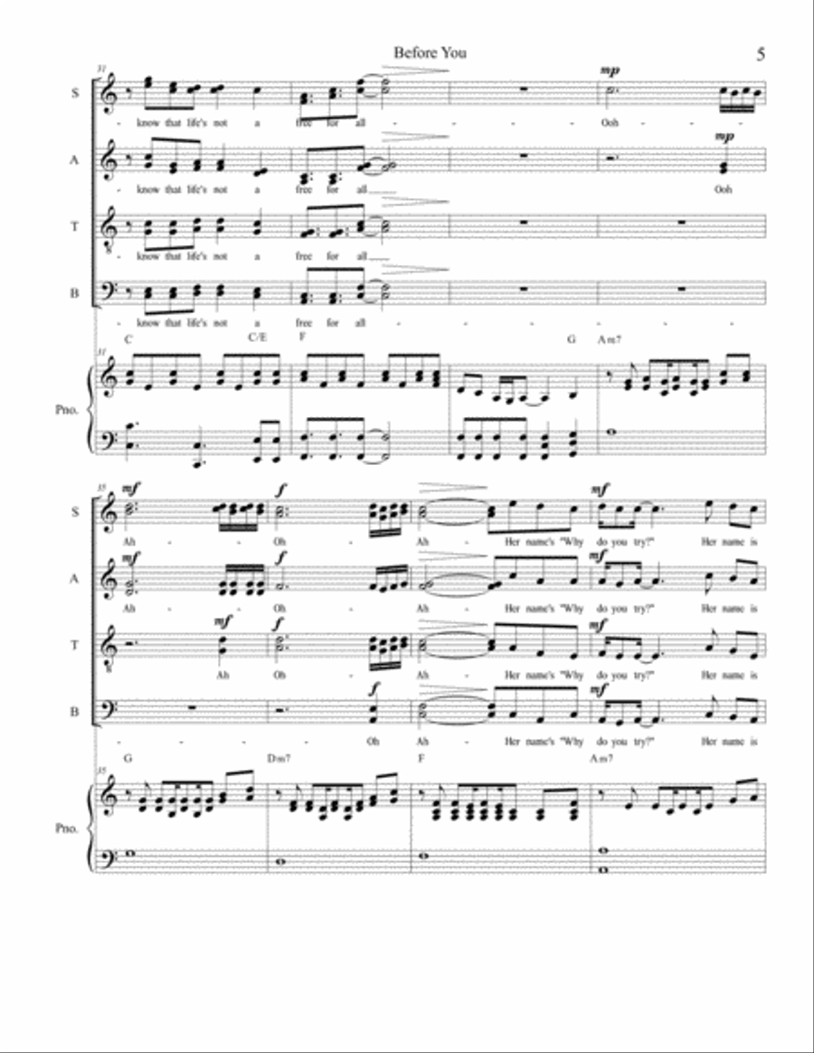 Before You 4-Part scores gallery preview page 5
