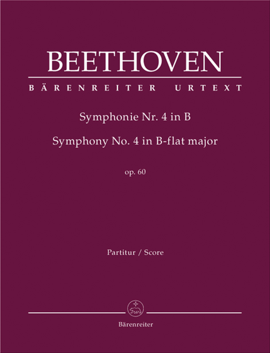 Symphony, No. 4 B flat major, Op. 60 Orchestra scores gallery preview page 1