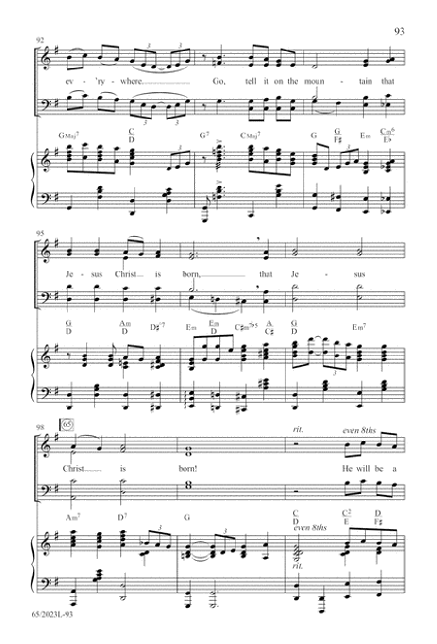 Child of Hope Child of Hope 4-Part scores gallery preview page 94