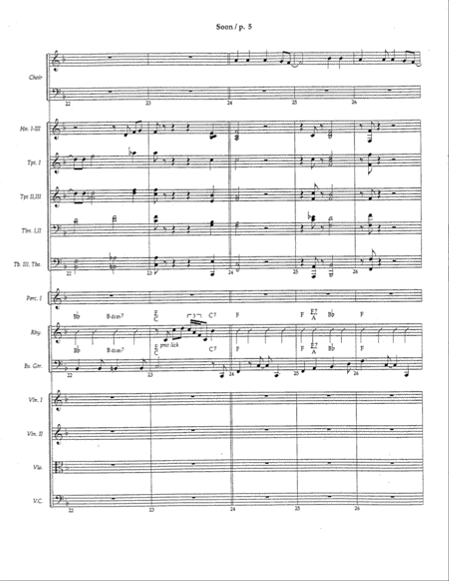 Soon and Very Soon Choir scores gallery preview page 5