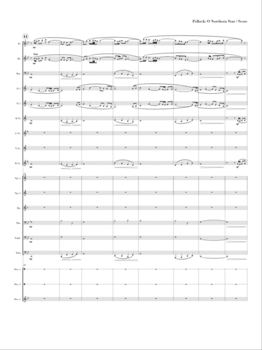 O Northern Star for Concert Band (Full Score) Concert Band scores gallery preview page 3