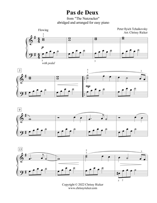 Pas de Deux (from "The Nutcracker") - easy piano