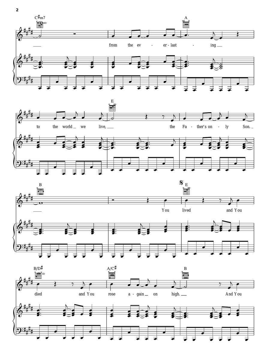 For All You've Done Acoustic Guitar scores gallery preview page 2
