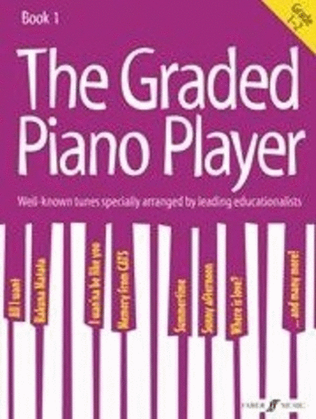 Book cover for Graded Piano Player Book 1 Grade 1-2
