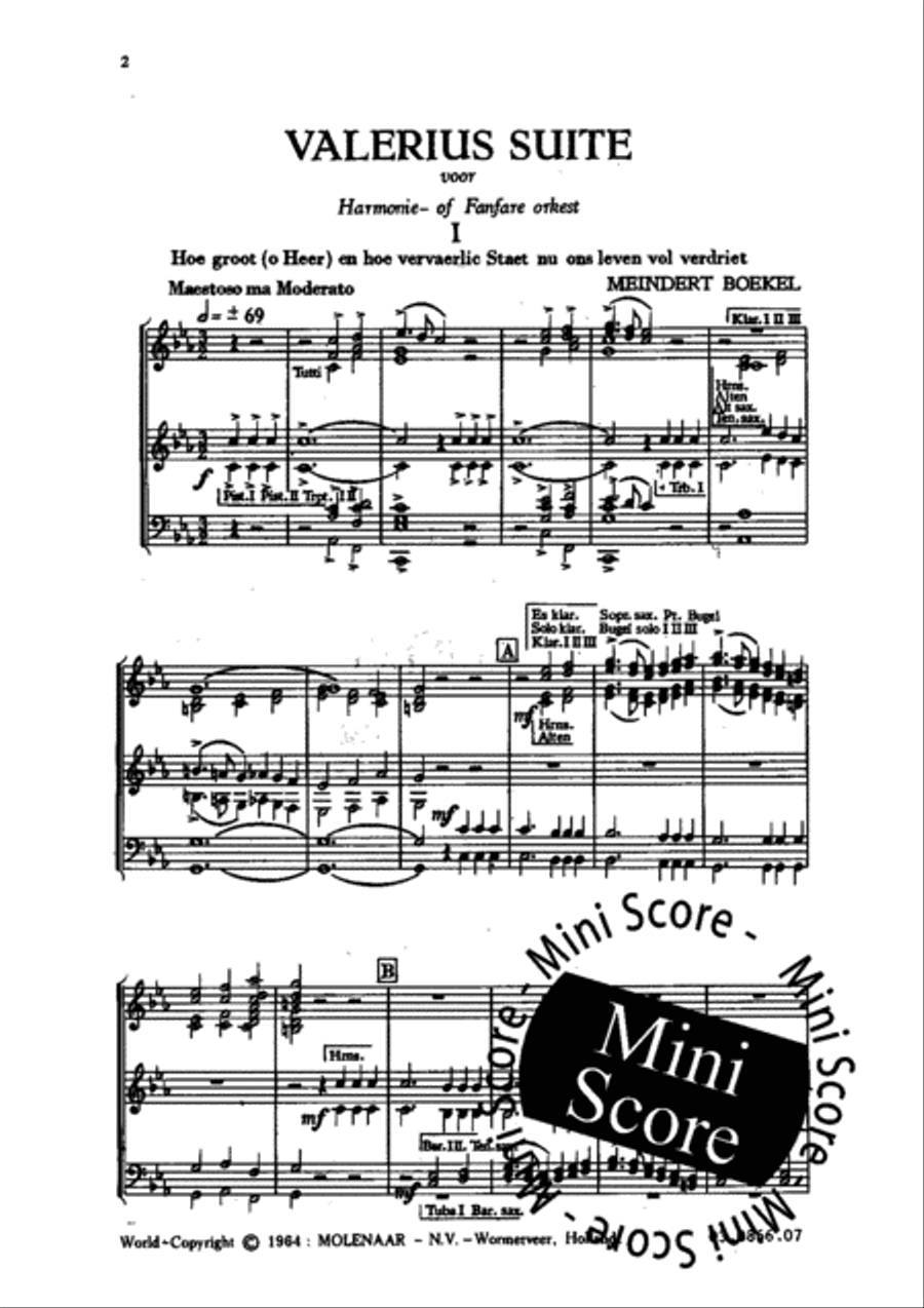Valerius Suite Concert Band scores gallery preview page 4
