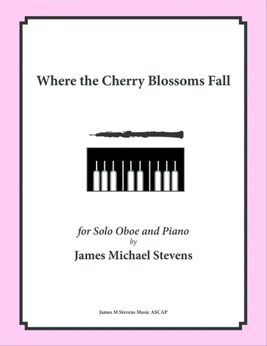 Where the Cherry Blossoms Fall - Oboe & Piano Piano scores gallery preview page 1