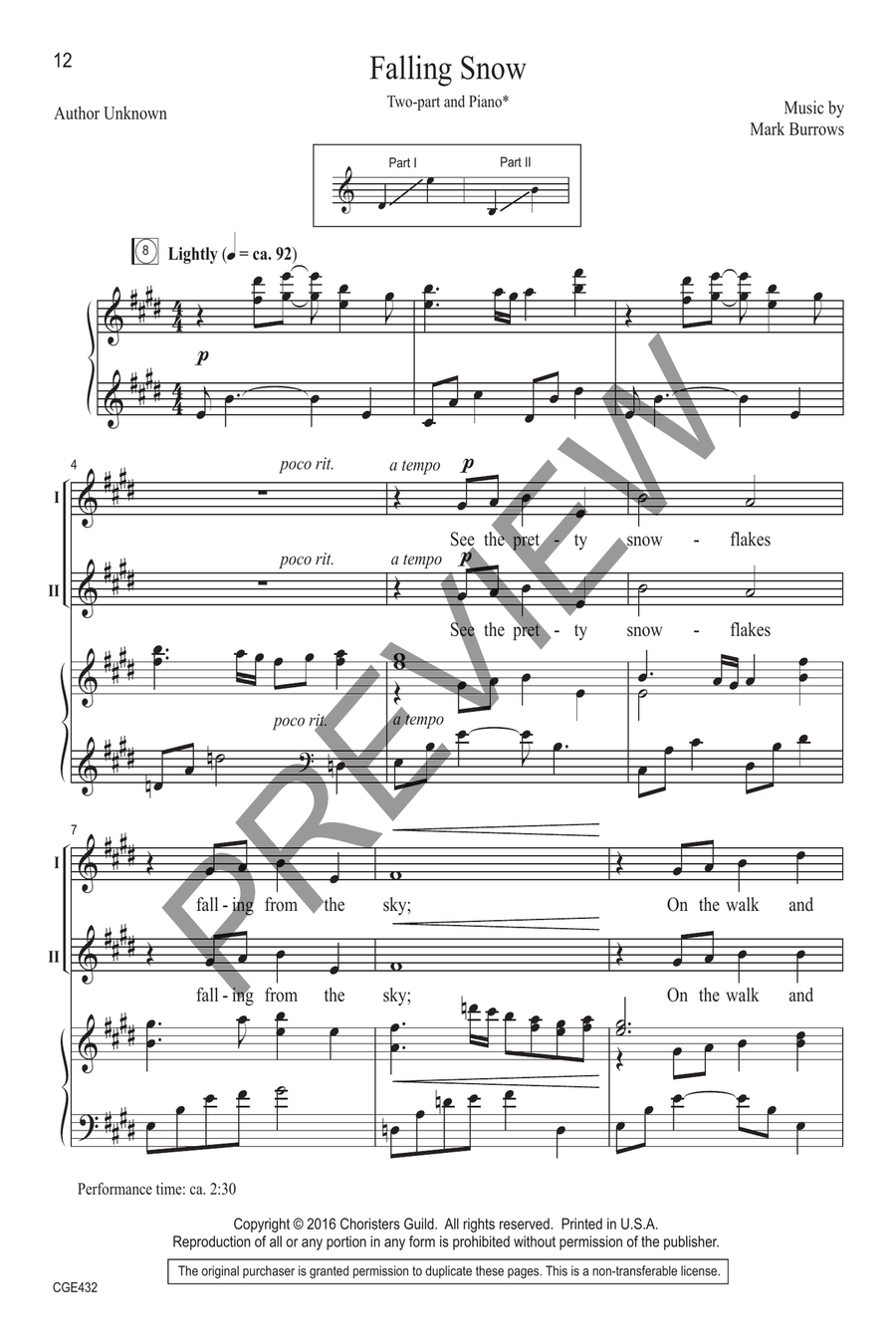 Together In Song at Christmas - Two-part 2-Part scores gallery preview page 6